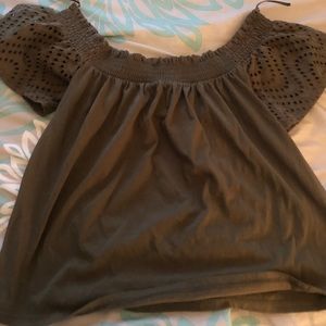 Over the shoulder top